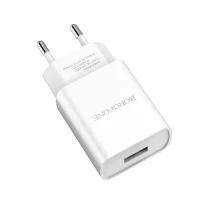 کلگی شارژ Borofone BA20A Sharp 2.1A EU Plug