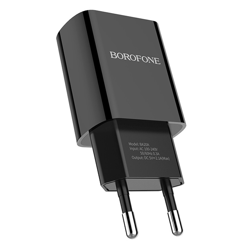 کلگی شارژ Borofone BA20A Sharp 2.1A EU Plug