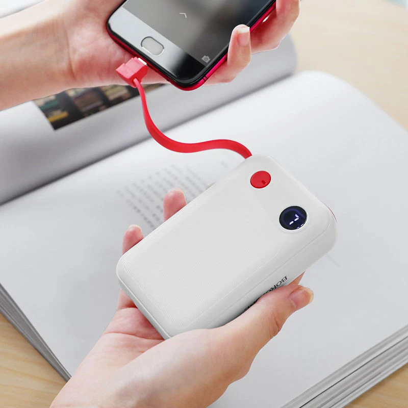 پاور بانک 10000 بروفون Borofone BT24 + کابل میکرو یو اس بی