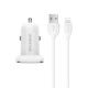 شارژر فندکی Borofone Lasting Power BZ12 + کابل آیفونی (گارانتی 6 ماهه)