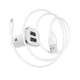 شارژر فندکی Borofone Lasting Power BZ12 + کابل میکرو یو اس بی (گارانتی 6 ماهه)