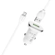 شارژر فندکی Borofone Lasting Power BZ12A + کابل میکرو یو اس بی (گارانتی 6 ماهه)