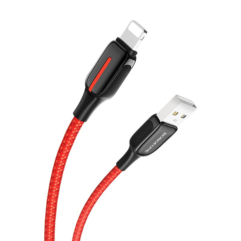 کابل آیفونی Borofone Heroic BU14 2.4A 1.2m (گارانتی 6 ماهه)