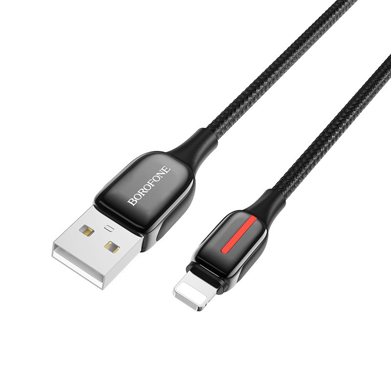 کابل آیفونی Borofone Heroic BU14 2.4A 1.2m (گارانتی 6 ماهه)