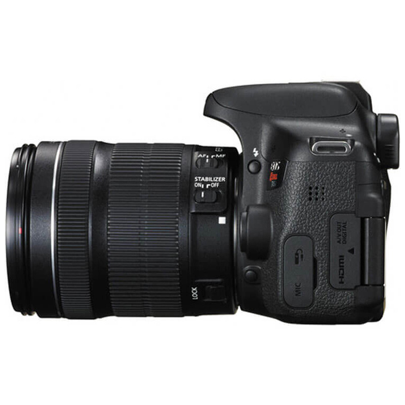 دوربین دیجیتال Canon DSLR 750D Robel T6i Kiss X8i + لنز 18-135 میلی متر EF-S F/3.5 IS STM