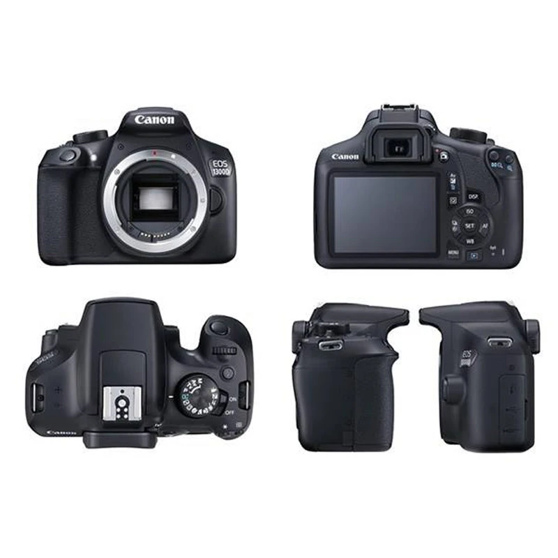 دوربین دیجیتال Canon DSLR EOS 1300D + لنز 18-55 میلی متر F/3.5 DC III
