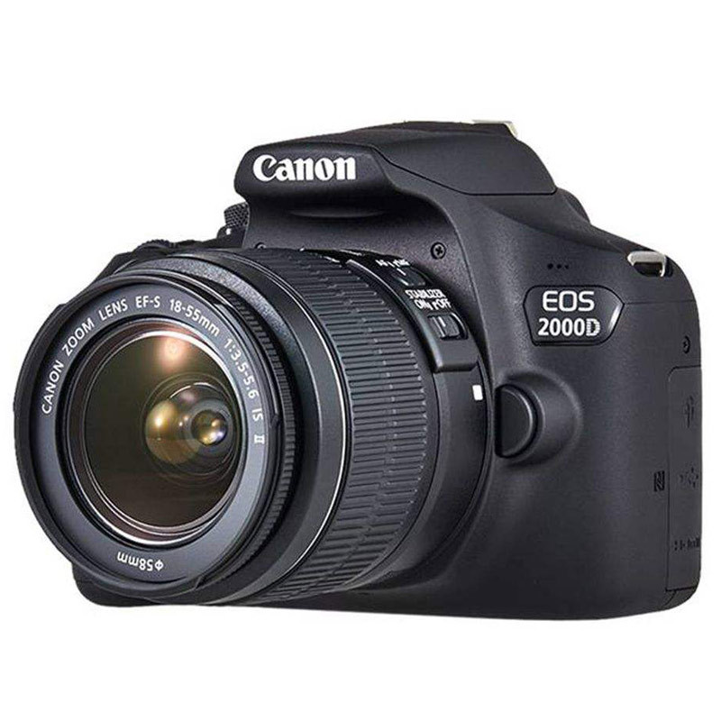 دوربین دیجیتال Canon DSLR EOS 2000D + لنز 18-55 میلی متر F/3.5 EF-S IS II