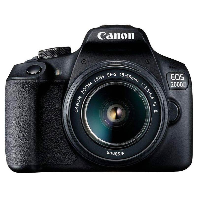 دوربین دیجیتال Canon DSLR EOS 2000D + لنز ۱۸-۵۵ میلی متر F/3.5 EF-S IS II