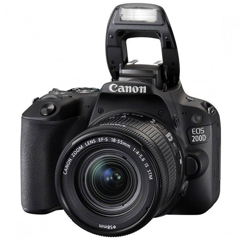 دوربین دیجیتال Canon DSLR EOS 200D + لنز 18-55 میلی متر F/4.5 EF-S IS STM