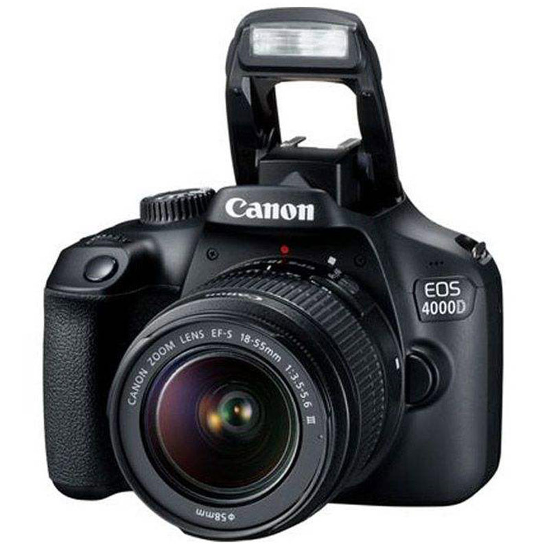 دوربین دیجیتال Canon DSLR EOS 4000D + لنز 18-55 میلی متر F/3.5 EF-S IS III