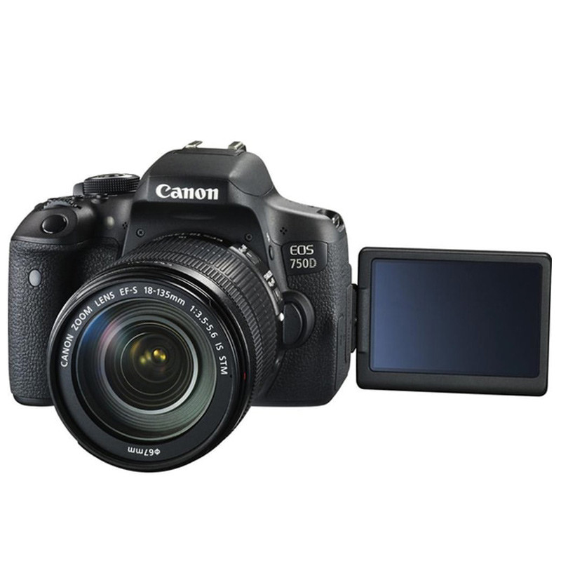 دوربین دیجیتال Canon DSLR EOS 750D + لنز 18-135 میلی متر AF F/3.5 IS STM