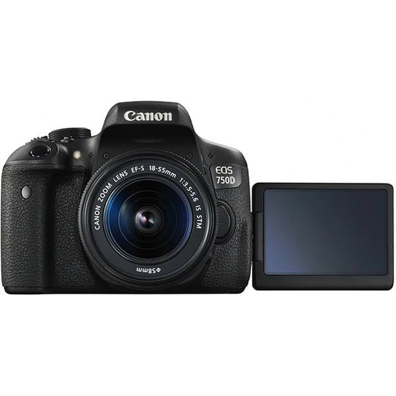 دوربین دیجیتال Canon DSLR EOS 750D + لنز 18-55 میلی متر F/3.5 EF-S IS STM