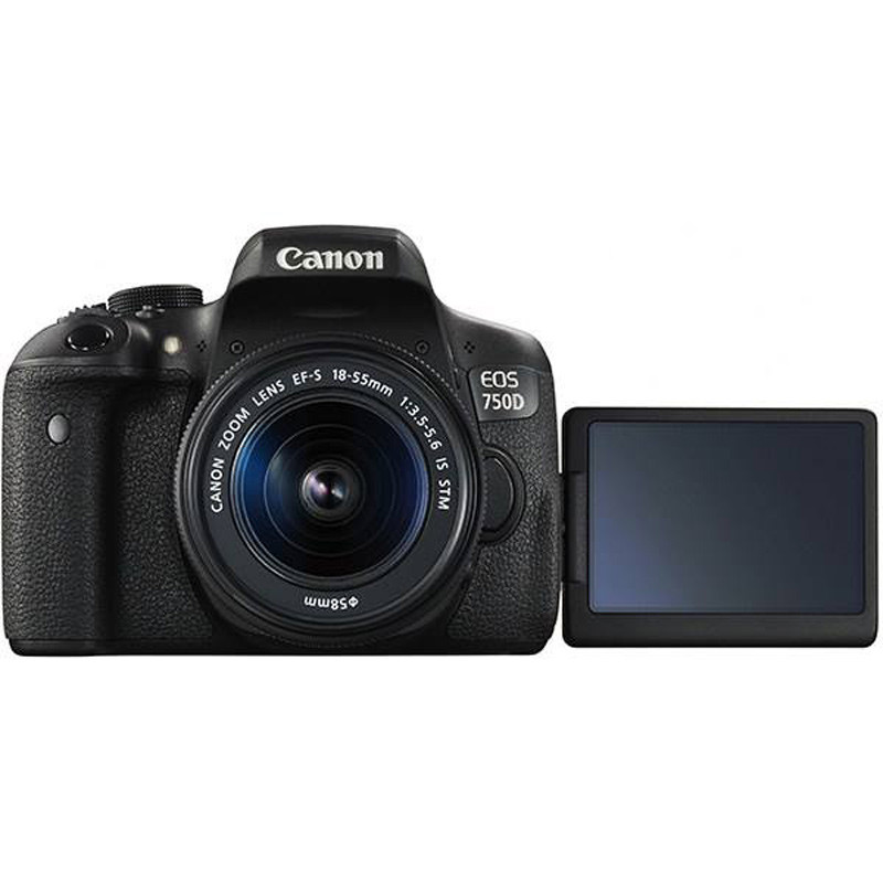 دوربین دیجیتال Canon DSLR EOS 750D + لنز 18-55 میلی متر F/3.5 EF-S IS STM