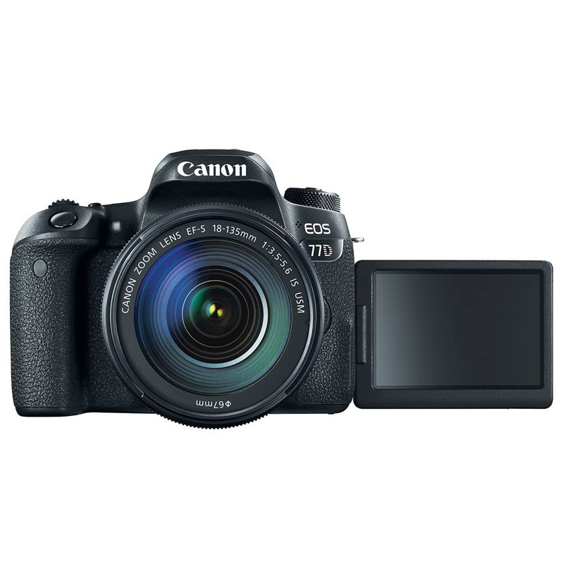 دوربین دیجیتال Canon DSLR EOS 77D + لنز 18-135 میلی متر F/3.5 IS USM