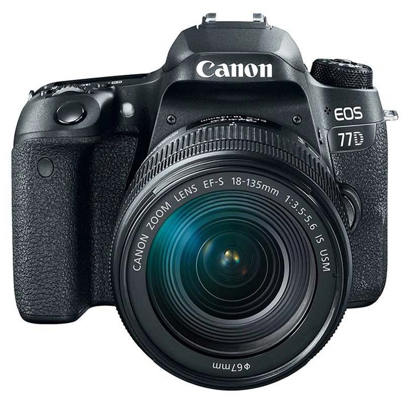 دوربین دیجیتال Canon DSLR EOS 77D + لنز 18-135 میلی متر F/3.5 IS USM