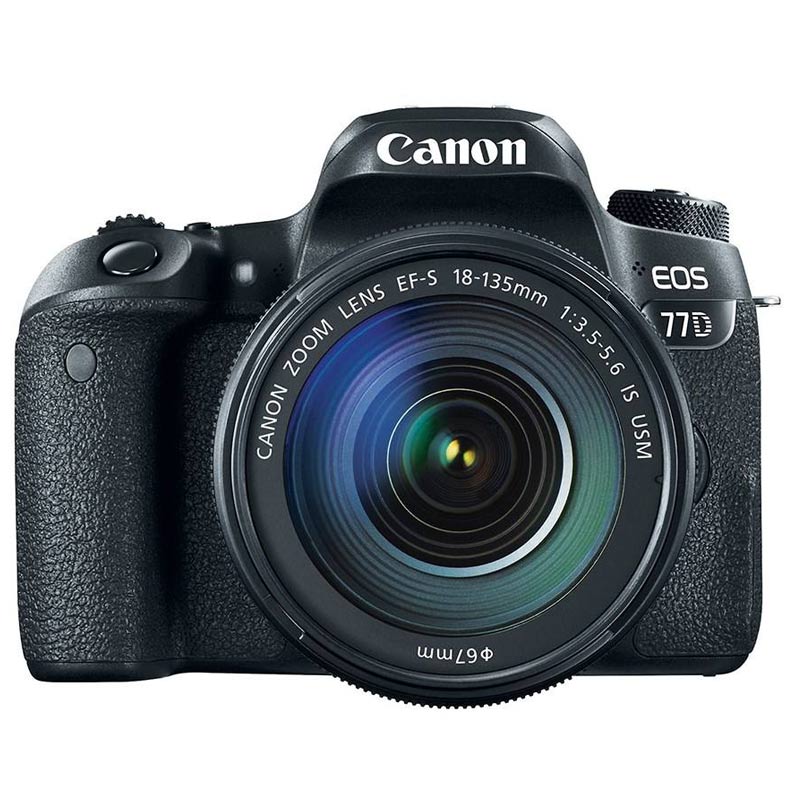 دوربین دیجیتال Canon DSLR EOS 77D + لنز 18-135 میلی متر F/3.5 IS USM