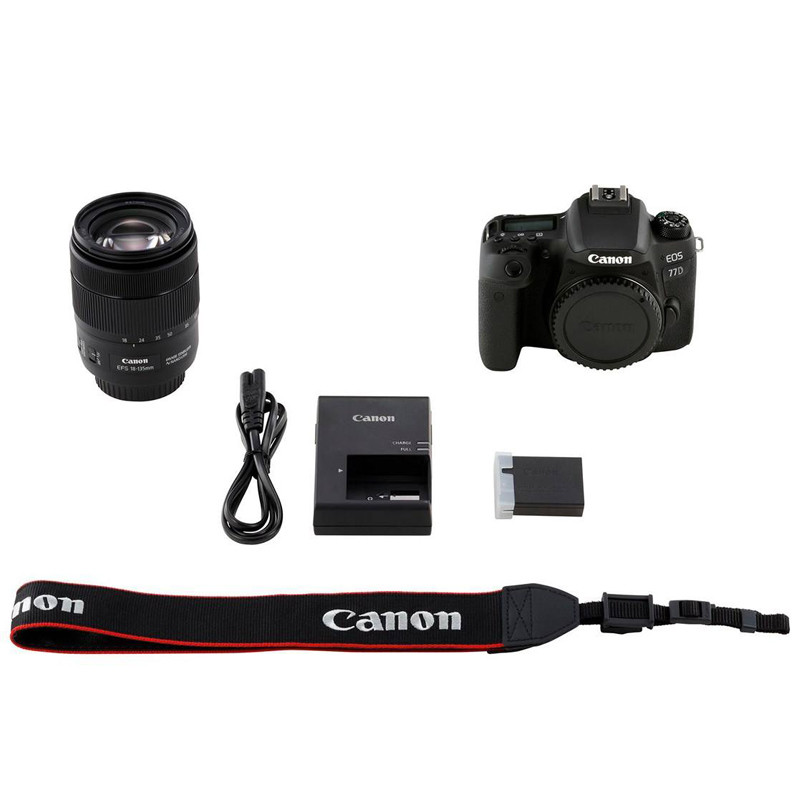 دوربین دیجیتال Canon DSLR EOS 77D + لنز 18-135 میلی متر F/3.5 IS USM