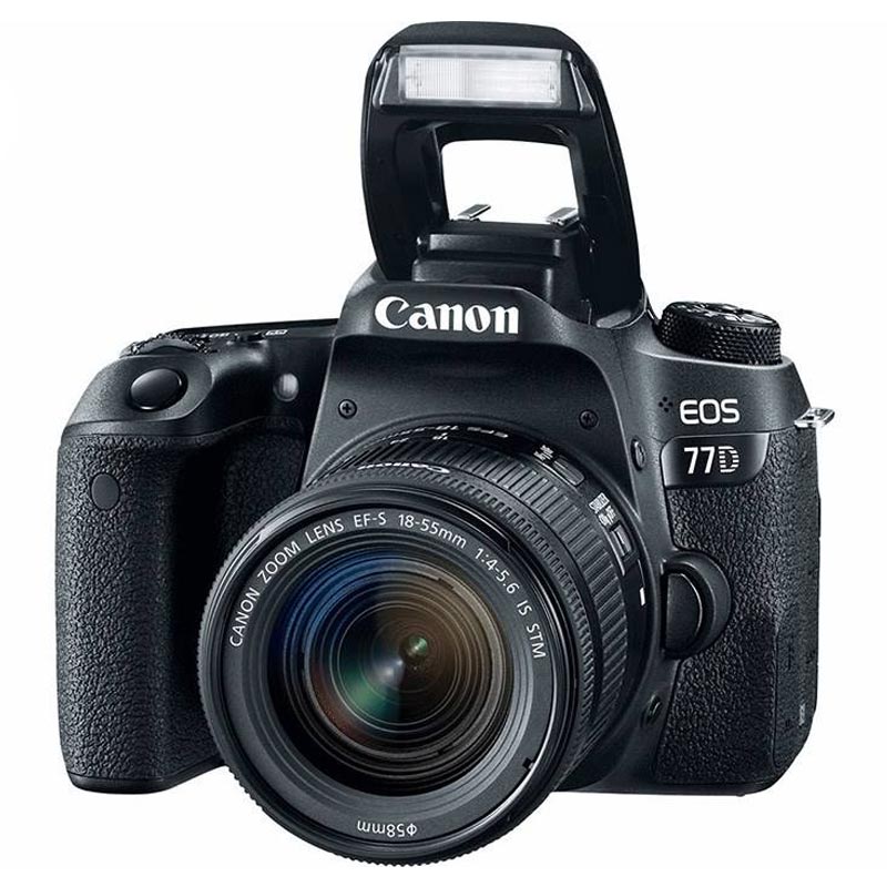 دوربین دیجیتال Canon DSLR EOS 77D + لنز 18-55 میلی متر F/3.5 IS STM