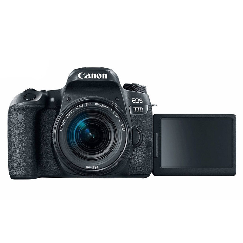 دوربین دیجیتال Canon DSLR EOS 77D + لنز 18-55 میلی متر F/3.5 IS STM