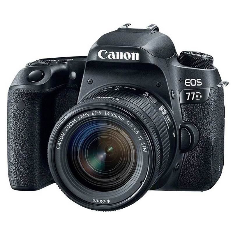 دوربین دیجیتال Canon DSLR EOS 77D + لنز 18-55 میلی متر F/3.5 IS STM