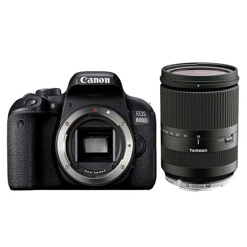 دوربین دیجیتال Canon DSLR EOS 800D + لنز 18-200 میلی متر AF F/3.5 Di-II