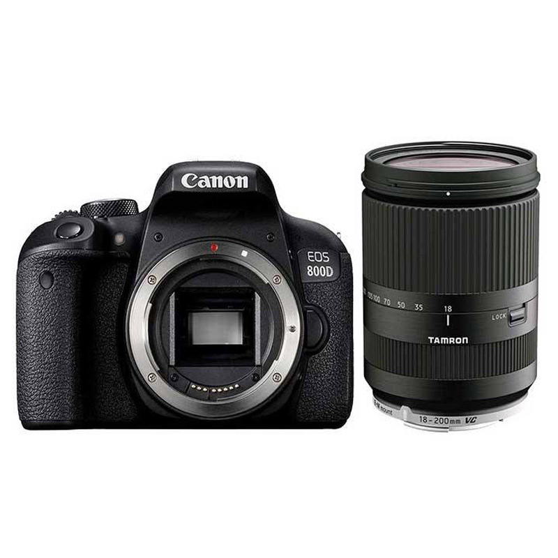 دوربین دیجیتال Canon DSLR EOS 800D + لنز 18-200 میلی متر AF F/3.5 Di-II