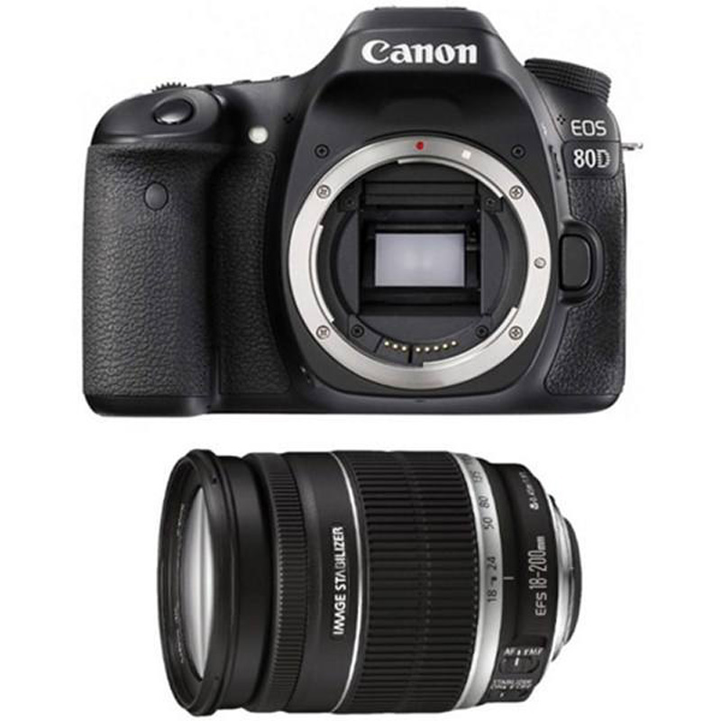 دوربین دیجیتال Canon DSLR EOS 80D + لنز 18-200 میلی متر F/3.5 IS STM
