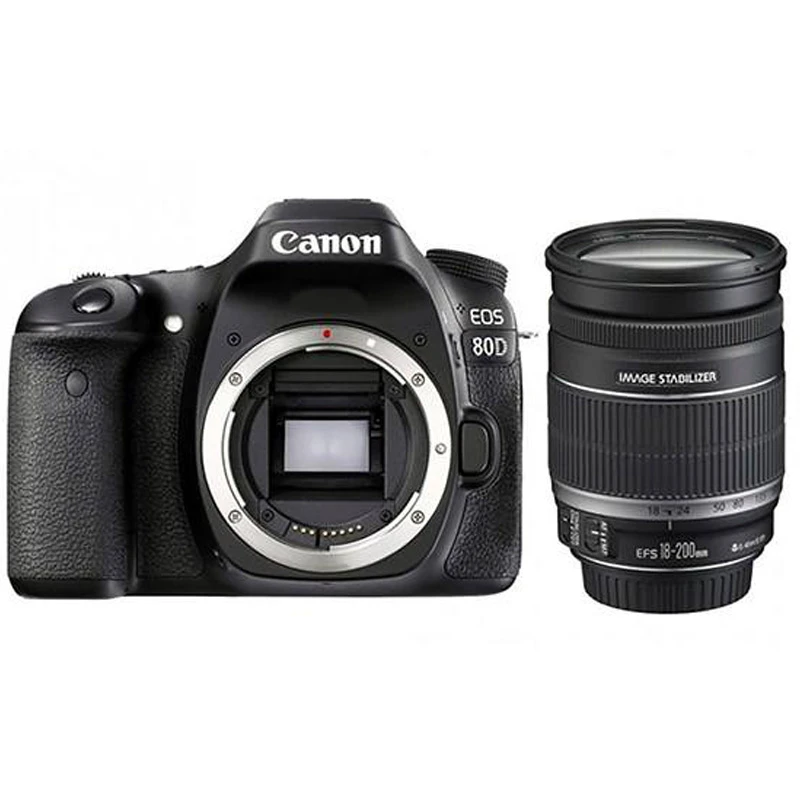 دوربین دیجیتال Canon DSLR EOS 80D + لنز 18-200 میلی متر F/3.5 IS STM
