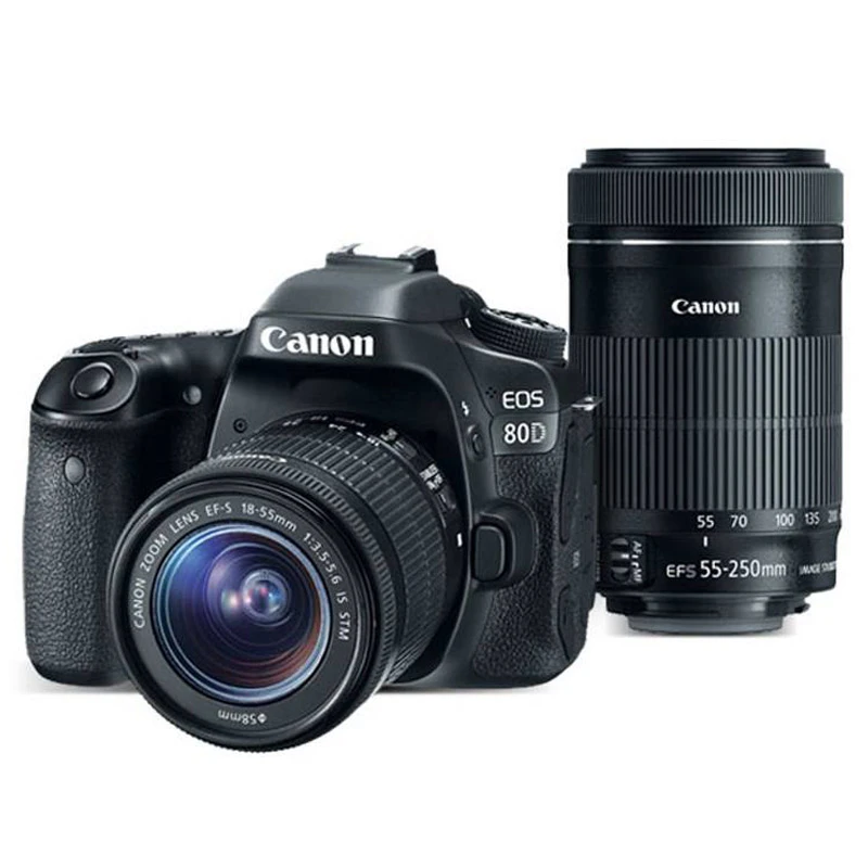 دوربین دیجیتال Canon DSLR EOS 80D + لنز 18-55 میلی متر EF-S IS STM