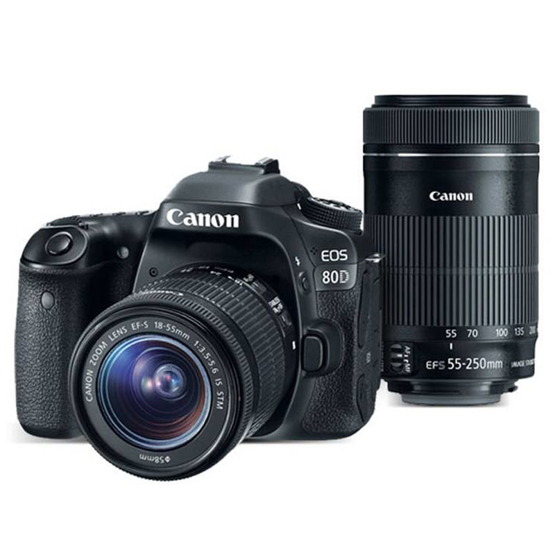 دوربین دیجیتال Canon DSLR EOS 80D + لنز 18-55 میلی متر EF-S IS STM