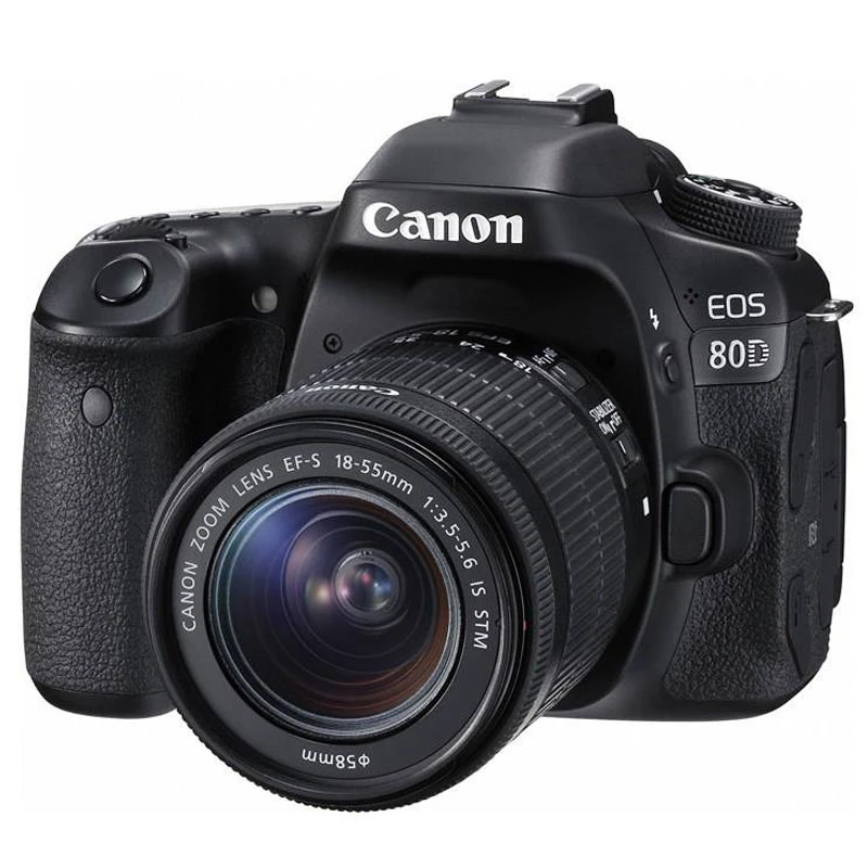 دوربین دیجیتال Canon DSLR EOS 80D + لنز 18-55 میلی متر EF-S IS STM
