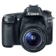 دوربین دیجیتال Canon DSLR EOS 80D + لنز 18-55 میلی متر EF-S IS STM
