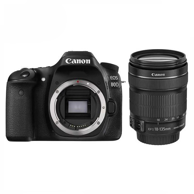 دوربین دیجیتال Canon DSLR EOS 80D EF S + لنز 18-135 میلی متر F/3.5 IS USM