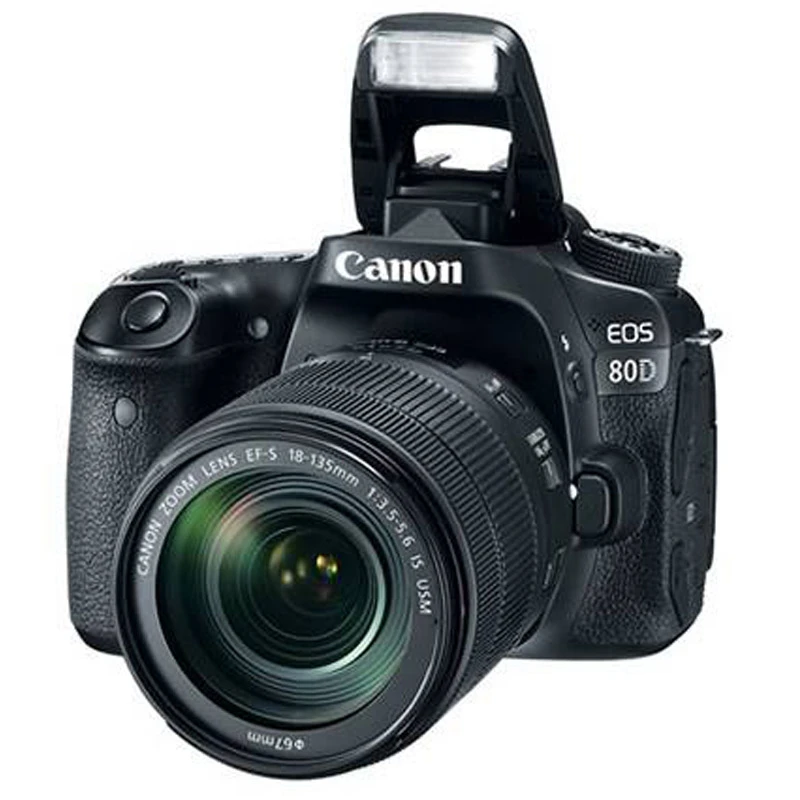 دوربین دیجیتال Canon DSLR EOS 80D EF S + لنز 18-135 میلی متر F/3.5 IS USM