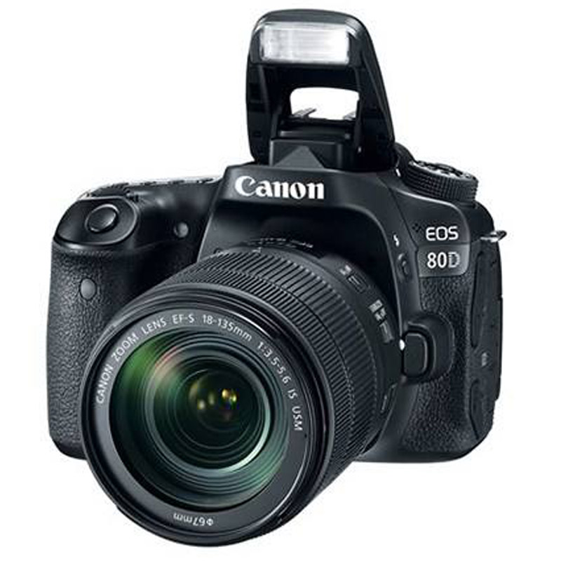 دوربین دیجیتال Canon DSLR EOS 80D EF S + لنز 18-135 میلی متر F/3.5 IS USM