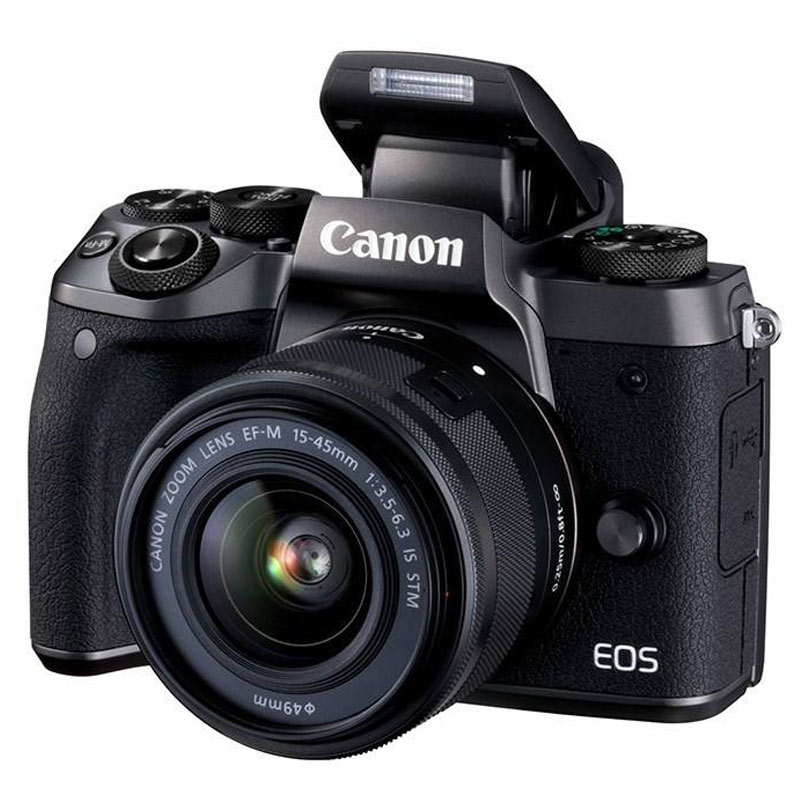 دوربین دیجیتال بدون آینه Canon EOS M5 + لنز 15-45 میلی متر F/3.5 EFM-M IS STM