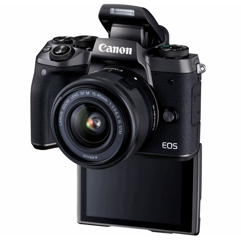 دوربین دیجیتال بدون آینه Canon EOS M5 + لنز 15-45 میلی متر F/3.5 EFM-M IS STM