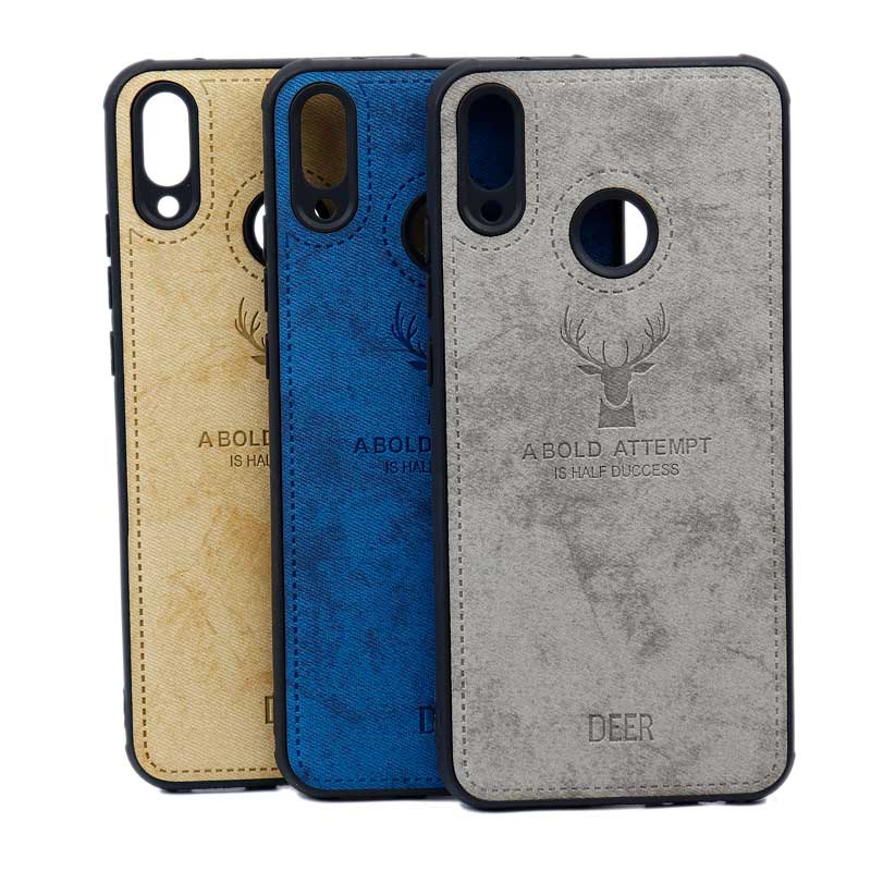 قاب چرمی طرح گوزن Huawei Y9 2019