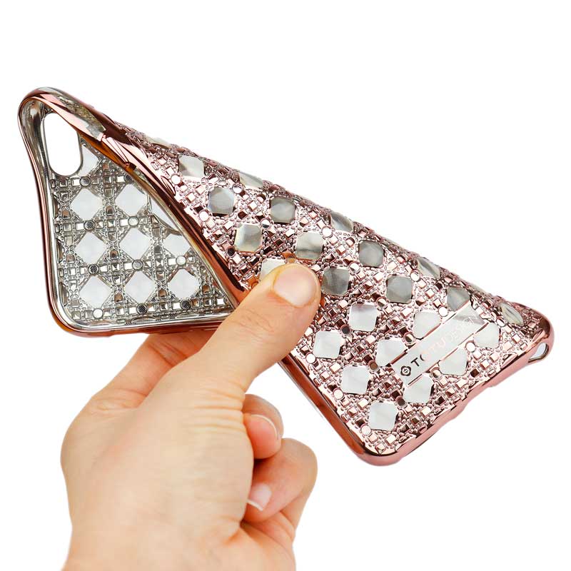 قاب ژله ای 3D TOTU آیفون iPhone 6 Plus رزگلد
