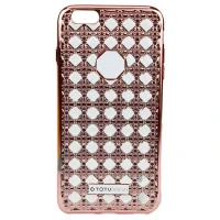 قاب ژله ای 3D TOTU آیفون iPhone 6 Plus رزگلد