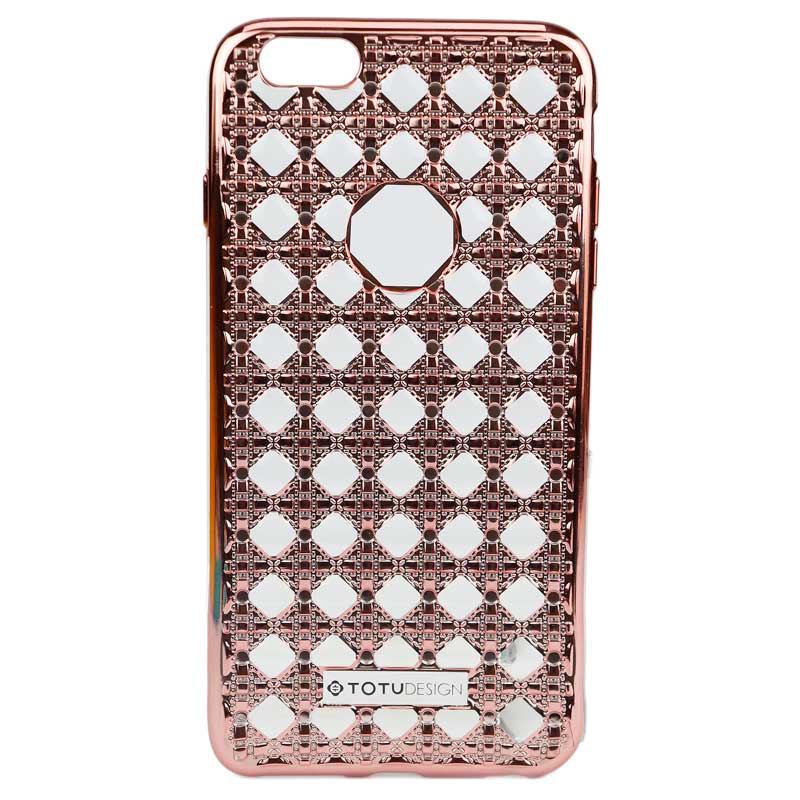 قاب ژله ای 3D TOTU آیفون iPhone 6 Plus رزگلد