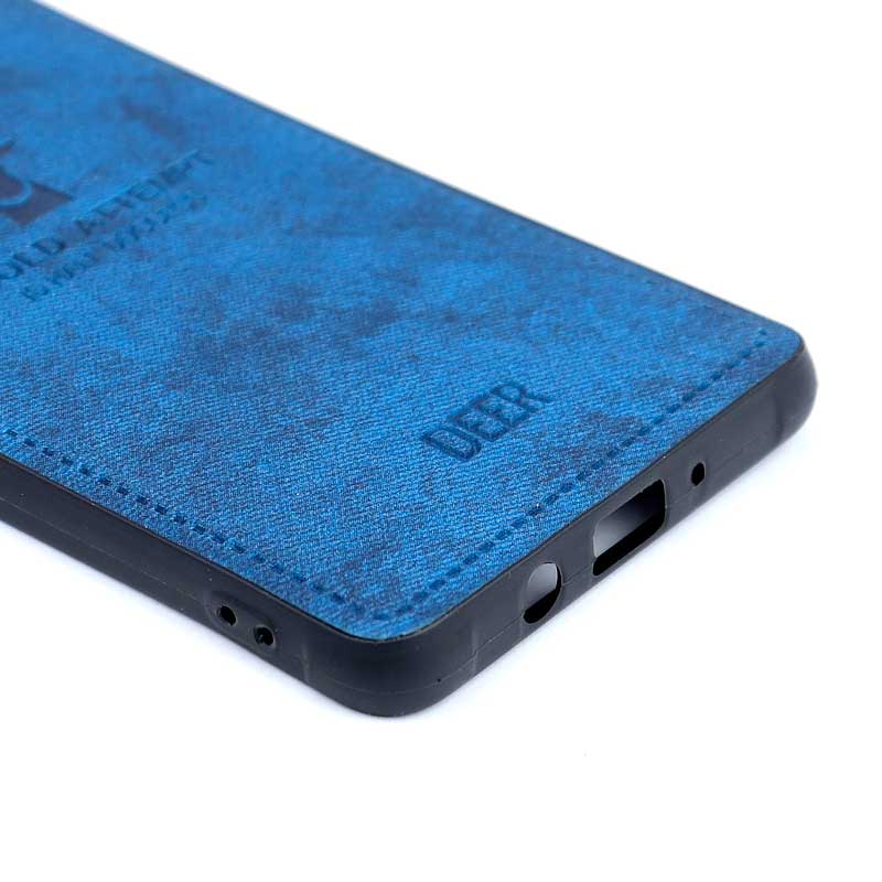 قاب چرمی طرح گوزن Samsung A5 2015 آبی