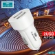 شارژر فندکی Earldom ES-132 + کابل آیفونی
