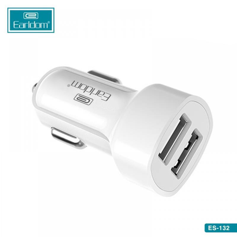 شارژر فندکی Earldom ES-132 + کابل آیفونی