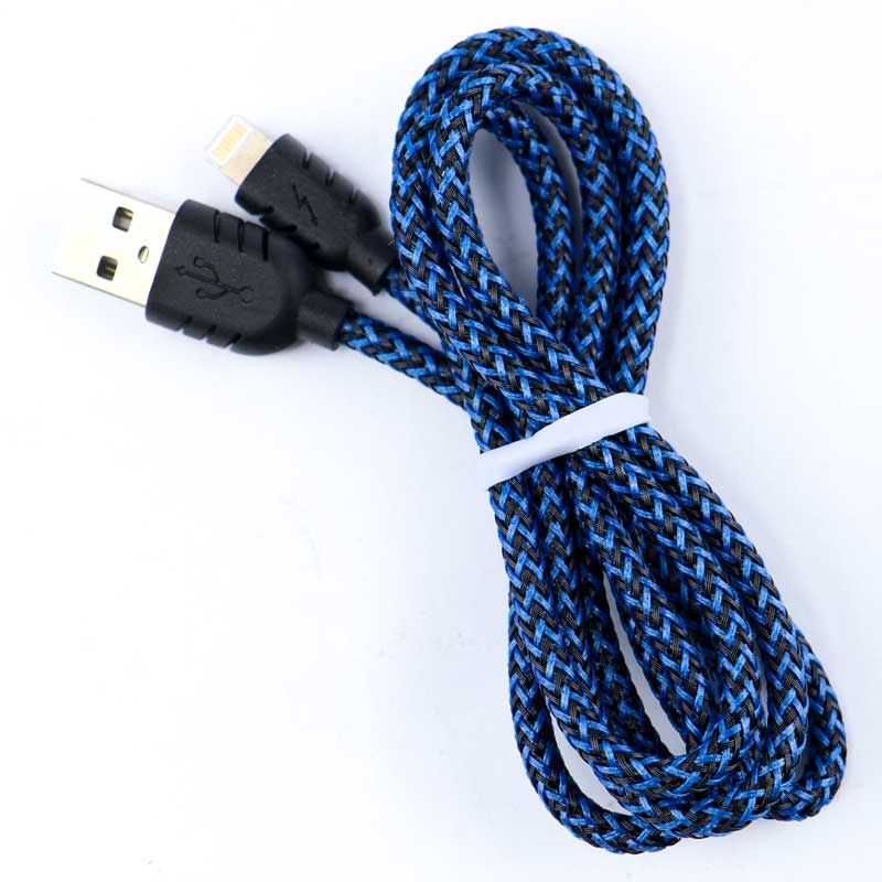 کابل آیفونی Fashion KS-U52 1m روکش دار