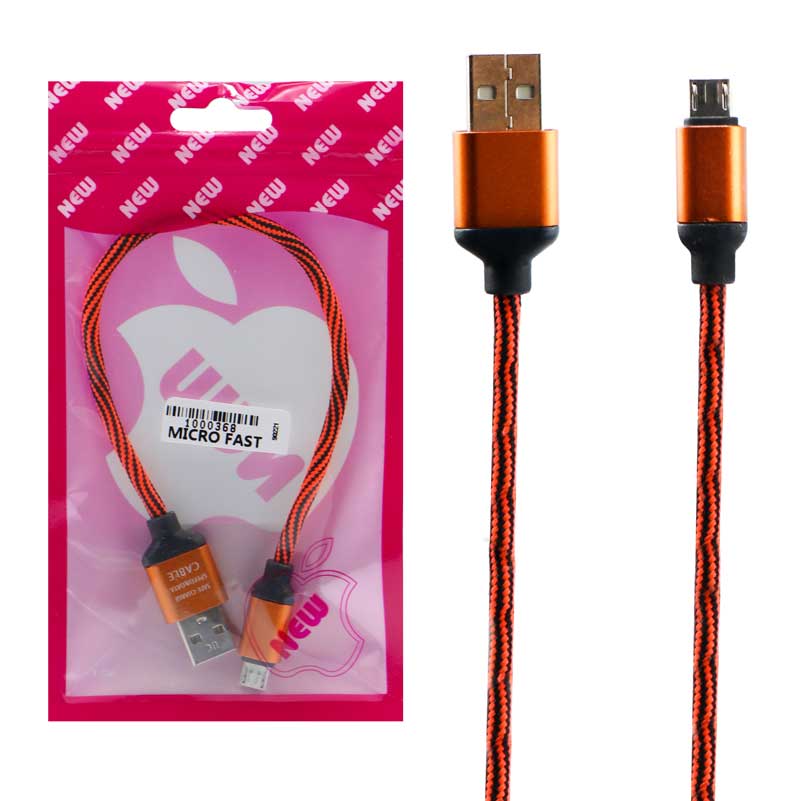 کابل کوتاه کنفی میکرو یو اس بی Fast 27cm