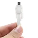 کابل 2 سر Flat 2 in 1 Lightning / MicroUSB 1m
