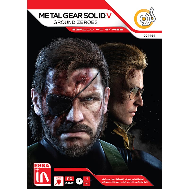 Metal Gear Solid V Ground Zeroes PC 1DVD گردو