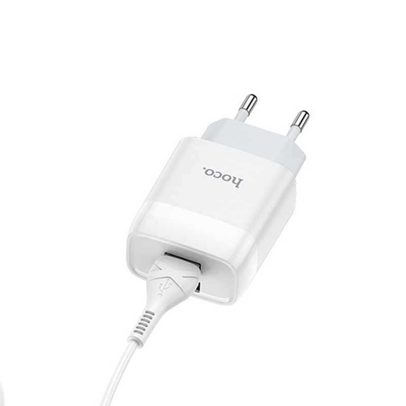 شارژر دیواری Hoco C73A + کابل Type-C (گارانتی 12 ماهه)