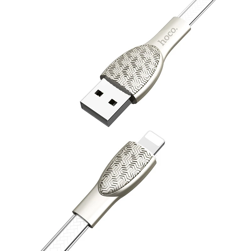 کابل آیفونی Hoco U52 Bright 2.4A 1.2m (گارانتی 12 ماهه)